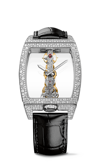 Golden Bridge Classic White Gold Snow-Set Watch - B113/03854 - 113.358.69/0F01 0000